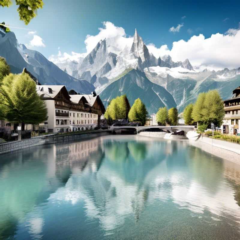 Here are a few options for alt text in Spanish for an image of Chamonix Mont-Blanc, depending on the specific image: