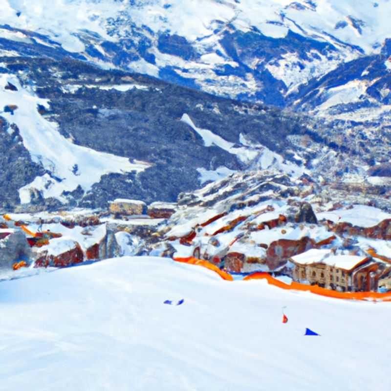 Six friends embracing the exhilaration of a ski vacation in Courchevel, France, gliding effortlessly down the pristine slopes amidst breathtaking Alpine scenery during their week-long winter adventure.