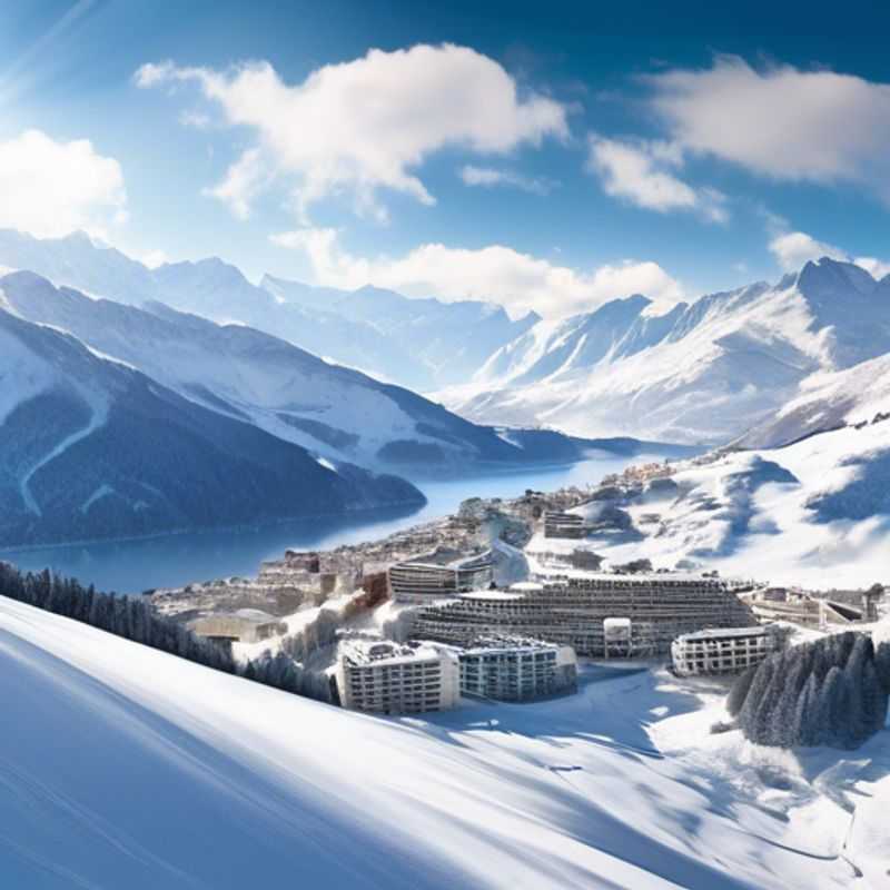 Six amis profitant d'une journée de ski à St. Moritz, en Suisse, entourés de paysages enneigés et de montagnes majestueuses, lors d'une escapade hivernale de 24 heures.