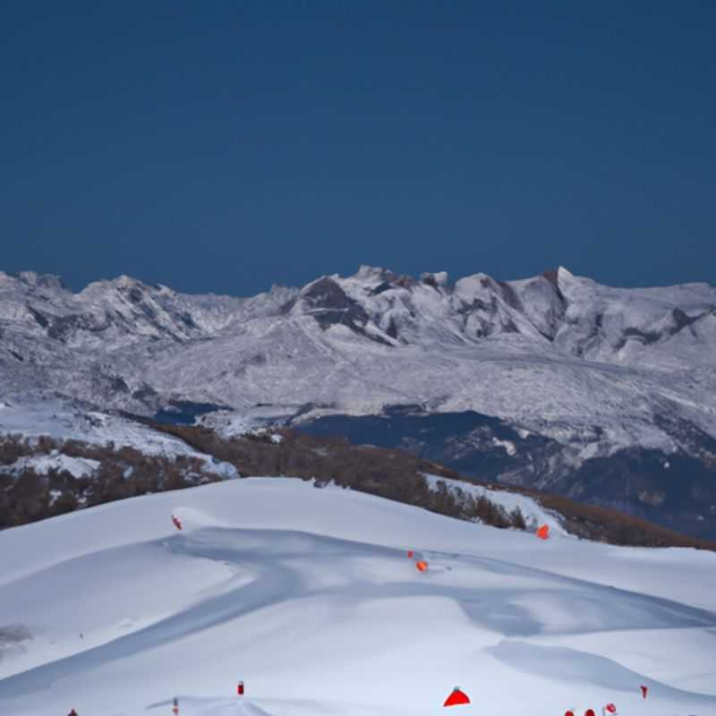 A solo traveler carves their way through the pristine, powdery slopes of Serre Chevalier, France, embracing the thrill and freedom of their 24-hour skiing adventure during the peak of the season.