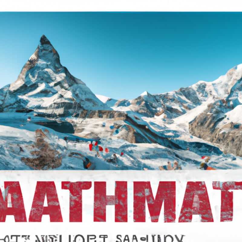 Six avid skiers enjoying the pristine slopes of Zermatt, Switzerland, a breathtaking winter wonderland renowned for its challenging terrain and awe-inspiring views of the iconic Matterhorn during their 2-week skiing vacation.