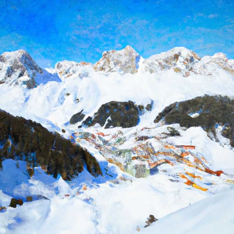 A lone skier glides down a pristine slope amidst the breathtaking alpine panorama of Lech Zürs am Arlberg, Austria, embarking on a weeklong solo skiing adventure during the height of the ski season.