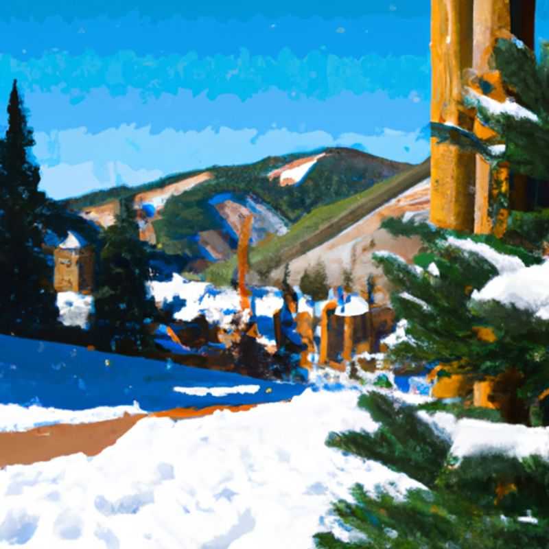 Experience the Winter Wonderland: A Visit to Betty Ford Alpine Gardens at Vail Mountain Resort, USA
