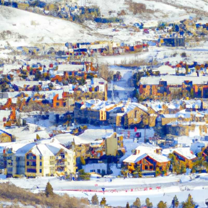 Сольный путешественник мчится по нетронутым склонам горнолыжного курорта Park City в США, наслаждаясь 24&#45;часовым зимним отдыхом, полным приключений и захватывающих спусков.