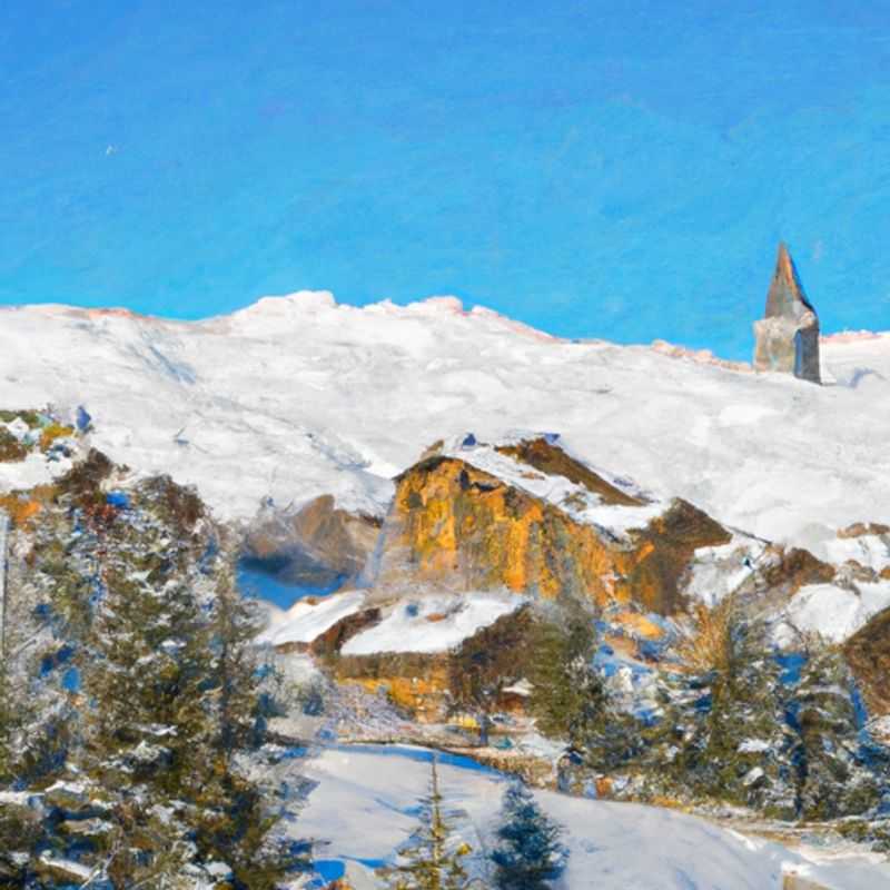 A solitary skier glides effortlessly down the pristine slopes of Meribel, France, surrounded by breathtaking alpine scenery. This image captures the serene beauty and exhilaration of a 5&#45;day solo skiing adventure during peak season.