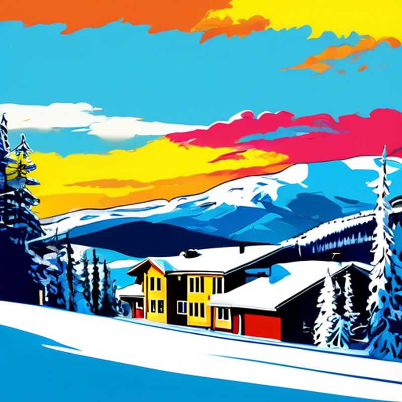 Un voyageur solitaire profitant des paysages enneigés de Trysil, en Norvège, pendant ses vacances de ski de trois semaines, explorant la culture locale et les pistes de ski pendant la saison hivernale.