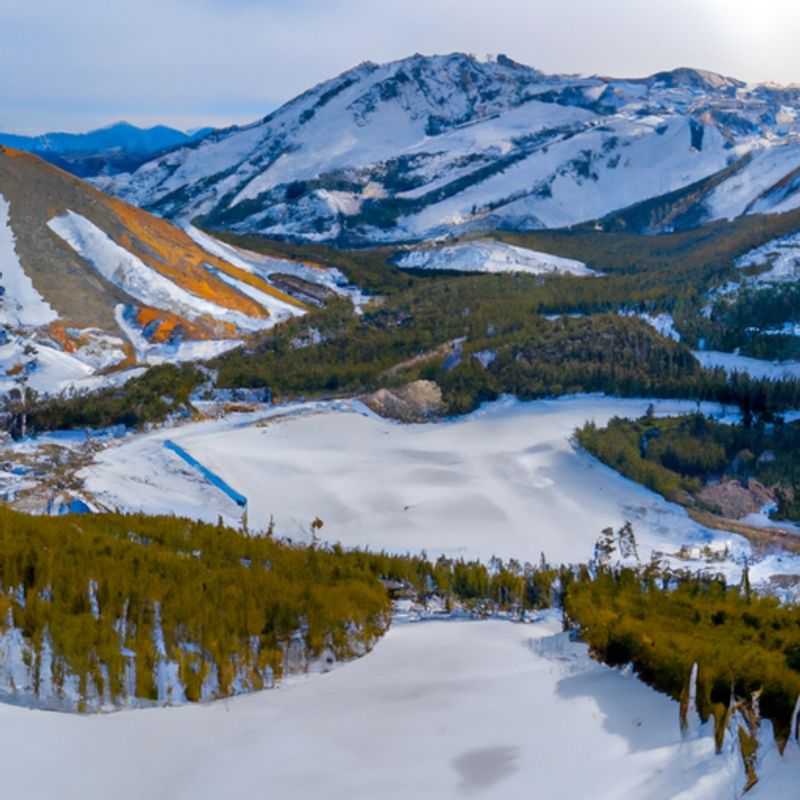 Скалолазание в зале Mammoth Mountain в сезон катания на лыжах
