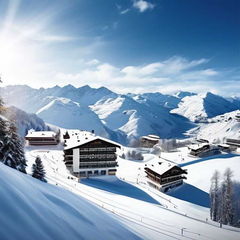 Six friends reveling in the stunning alpine scenery of Davos Klosters, Switzerland, as they embark on a thrilling skiing vacation during the enchanting ski season, capturing the essence of adventure and camaraderie in the heart of the Swiss mountains.