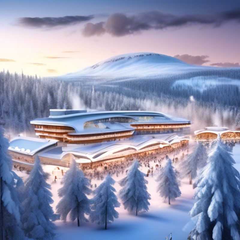 Descubre las pendientes nevadas: Esquí en el Resort de Ruka, Finlandia