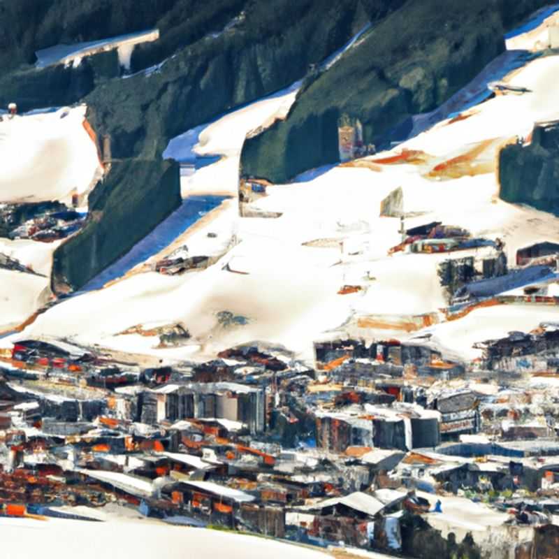 A family with children bundled up in ski gear, their faces flushed with excitement, zooms down the pristine slopes of Saalbach-Hinterglemm, Austria, during their unforgettable 3-week skiing vacation in the heart of the Austrian Alps.