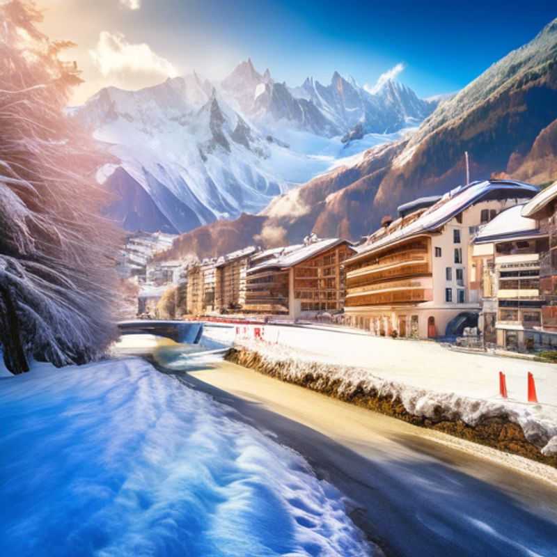 Here are a few options for alt text in Spanish for an image of Chamonix Mont-Blanc, depending on the specific image: