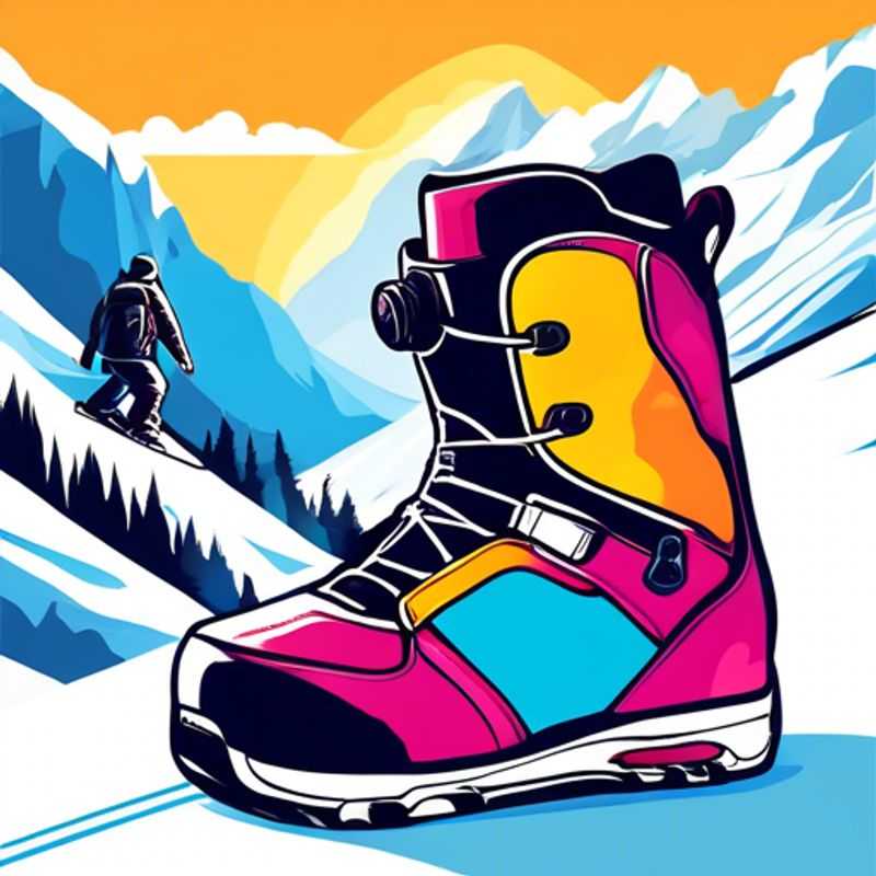 Botas de snowboard para disfrutar de la nieve.