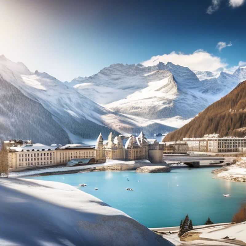 Explora el paisaje alpino: Raquetas de nieve en Corvatsch durante la temporada de esquí