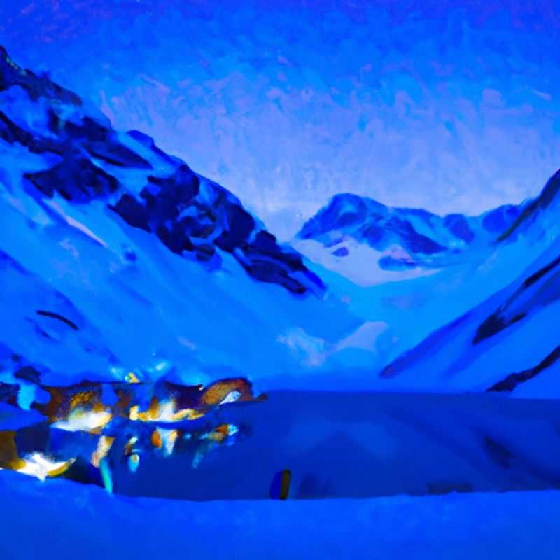 Un skieur solitaire dévale les pentes enneigées de Portillo, au Chili, profitant de la poudreuse immaculée et des vues imprenables sur les Andes lors de son escapade de ski de 5 jours pendant la saison de ski.