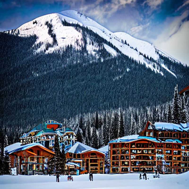 Esquíadores y snowboarders disfrutando del sol primaveral en Fernie Alpine Resort, Canadá.