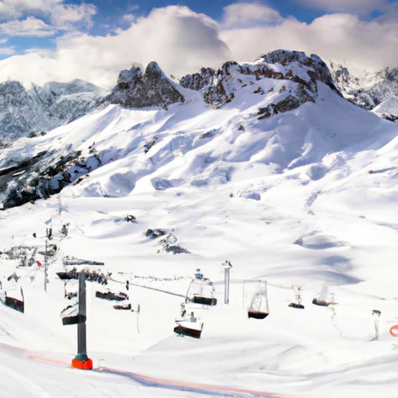 Randonnée en raquettes à neige dans les montagnes environnantes de Lech Zürs am Arlberg, Autriche