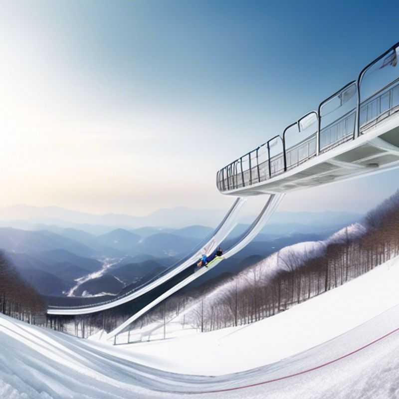 Experience the Thrill of Skiing Down the Slopes at Yongpyong Resort, South Korea