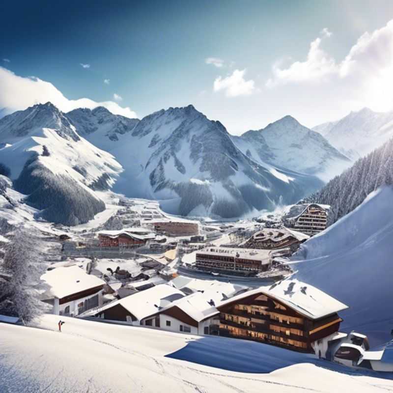Descubre las pistas en el área de esquí Valluga en St. Anton am Arlberg, Austria durante la temporada de esquí