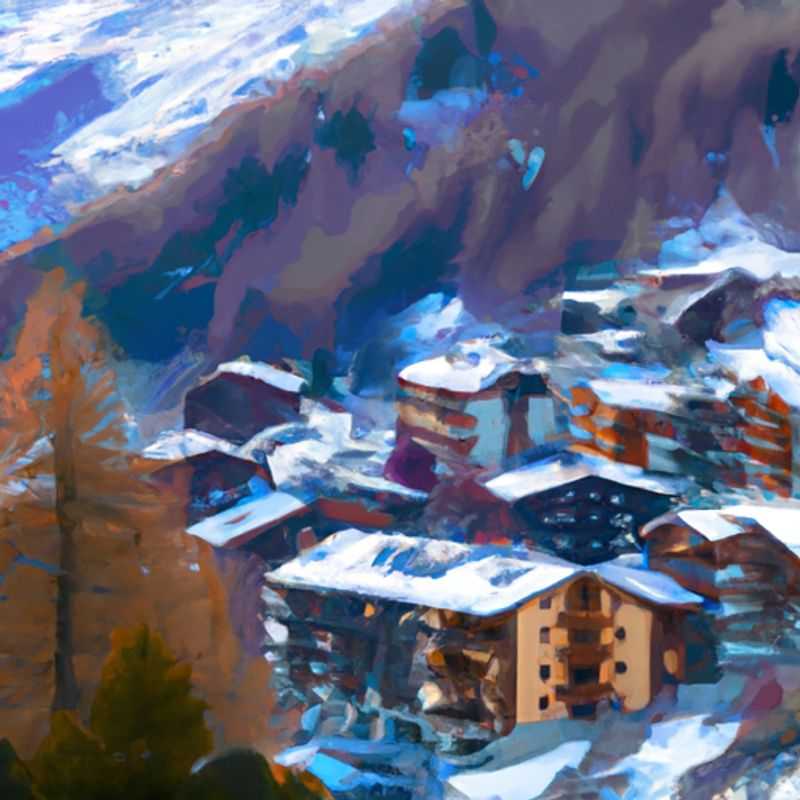 Six avid skiers enjoying the pristine slopes of Zermatt, Switzerland, a breathtaking winter wonderland renowned for its challenging terrain and awe-inspiring views of the iconic Matterhorn during their 2-week skiing vacation.