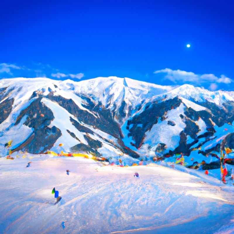 Visite du village de Hinterglemm à Saalbach-Hinterglemm, Autriche, pendant la saison de ski