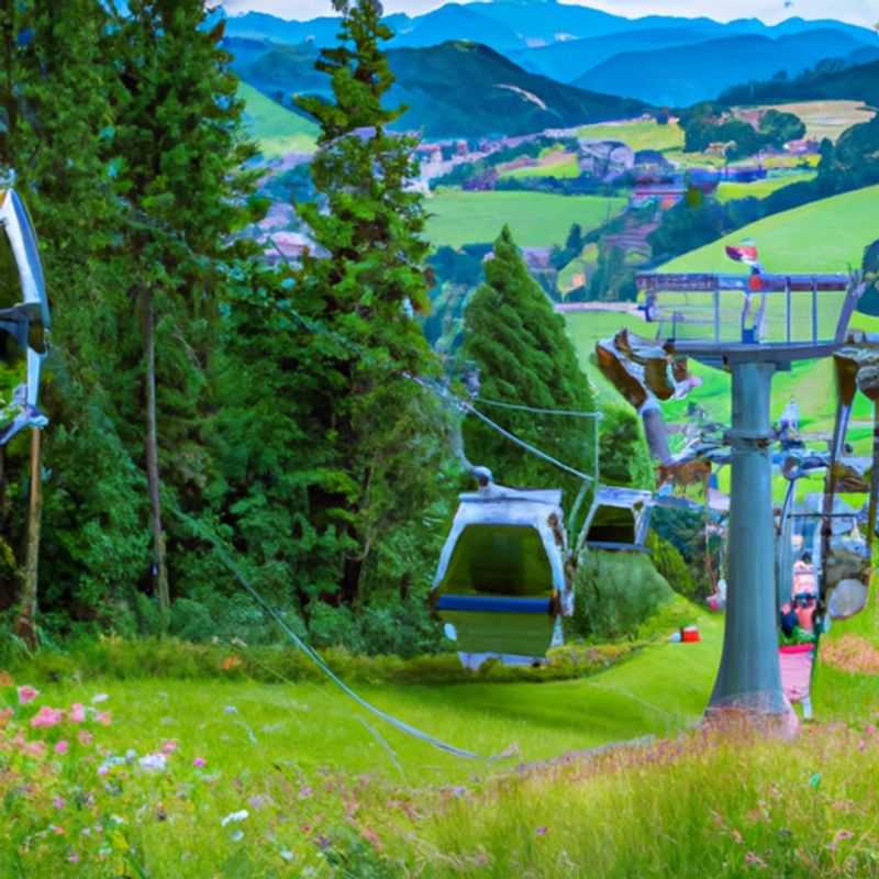 Visita al parque de snowboard en Saalbach-Hinterglemm, Austria, durante la temporada de esquí