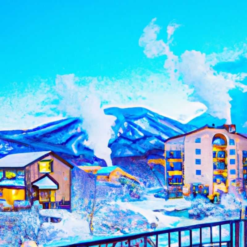 Observando la fauna local en Niseko United, Japón durante la temporada de esquí