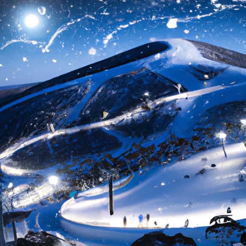 Visite du village de Dinner Plain au mont Hotham, en Australie, pendant la saison de ski