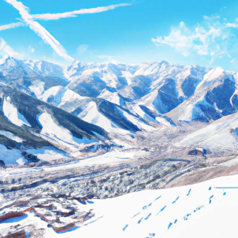 Una pareja disfruta de las pistas nevadas de Aspen Snowmass, un paraíso invernal en Estados Unidos, durante sus vacaciones de esquí de dos semanas en plena temporada.