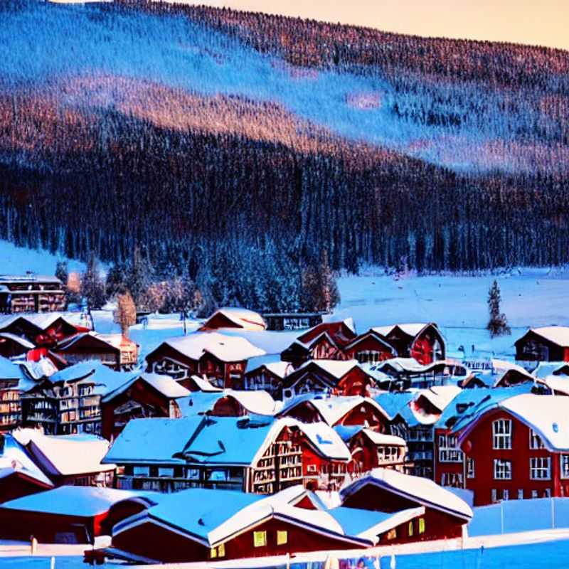 Lillehammer au printemps :