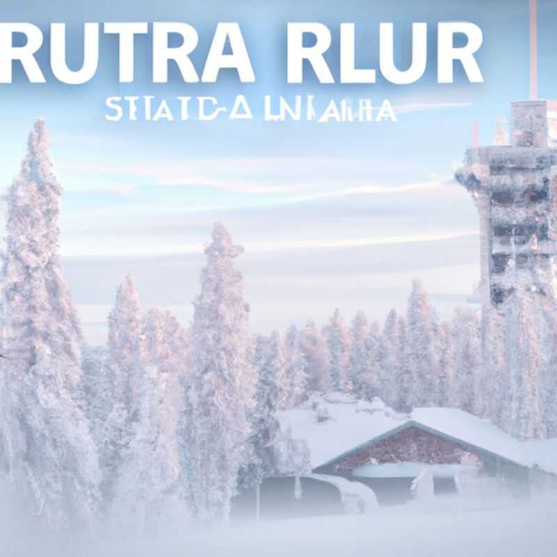  Paseo en trineo tirado por perros en Ruka&#44; Finlandia&#44; durante la temporada de esquí 