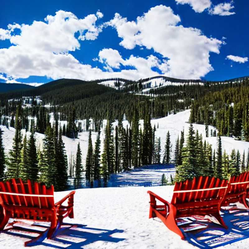 Here are a few options for alt text in Spanish for an image of Vail Mountain Resort during Spring Break, each with a slightly different emphasis: