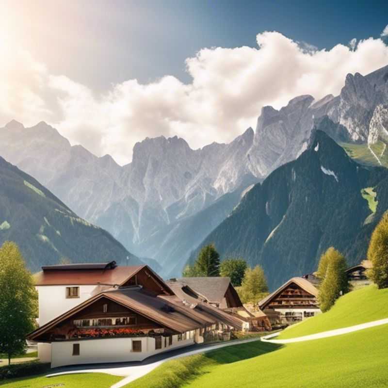 Explora las impresionantes vistas en una caminata por los Alpes de Stubai en Fulpmes, Austria, durante la temporada de esquí