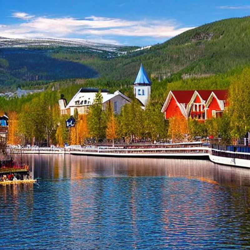Here are a few options for alt text for an image of Lillehammer, Norway in an article about whether it's good for spring break, each with a slightly different focus: