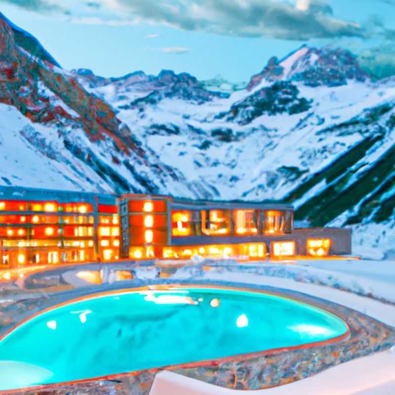 Relajarse en el spa de lujo del Hotel Trofana Royal en Ischgl, Austria, durante la temporada de esquí