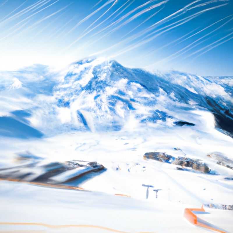 Un couple dévalant les pentes enneigées de l'Alpe d'Huez, une station de ski réputée dans les Alpes françaises, profitant d'une escapade hivernale de 4 jours sur les pistes.