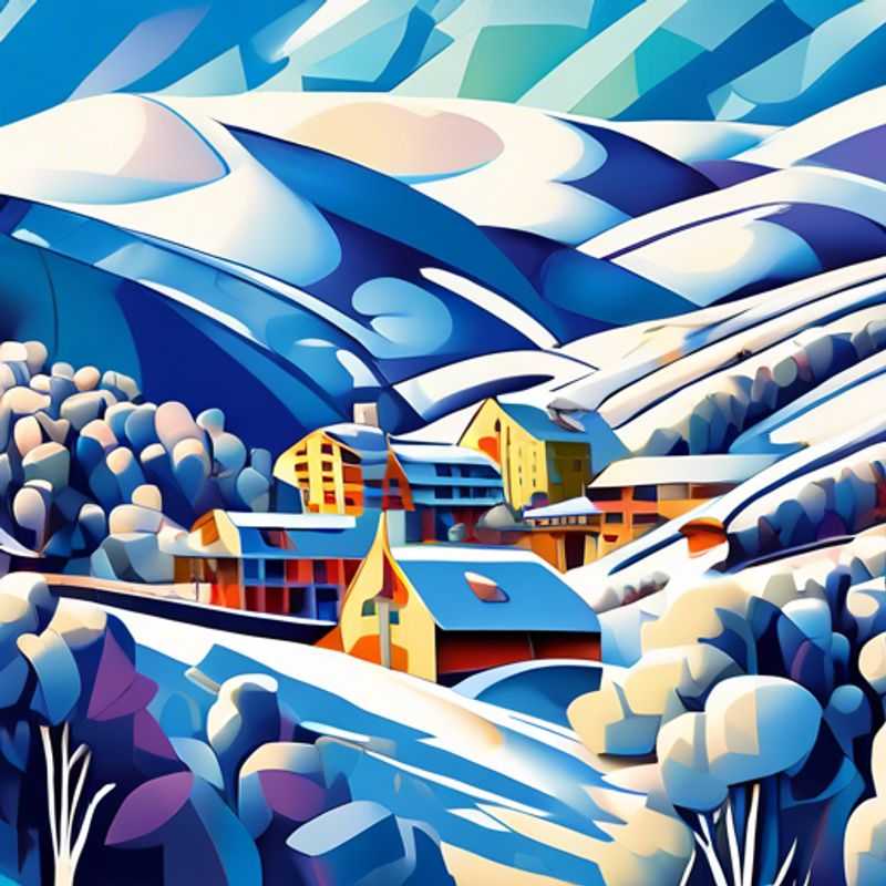 Thredbo, Australie, enneigée et majestueuse.