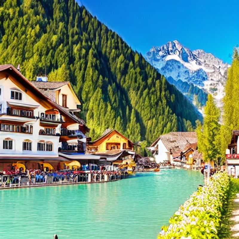 Here are a few options for alt text in Spanish for an image of Mayrhofen, Austria in an article about whether it's good for spring break, each with a slightly different emphasis: