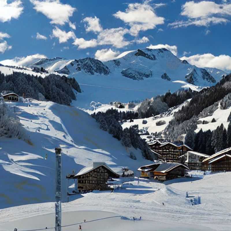 Aquí tienes algunas opciones para el texto alternativo en español de una imagen de Obertauern, Austria, en un artículo sobre qué hacer allí durante las vacaciones de primavera: