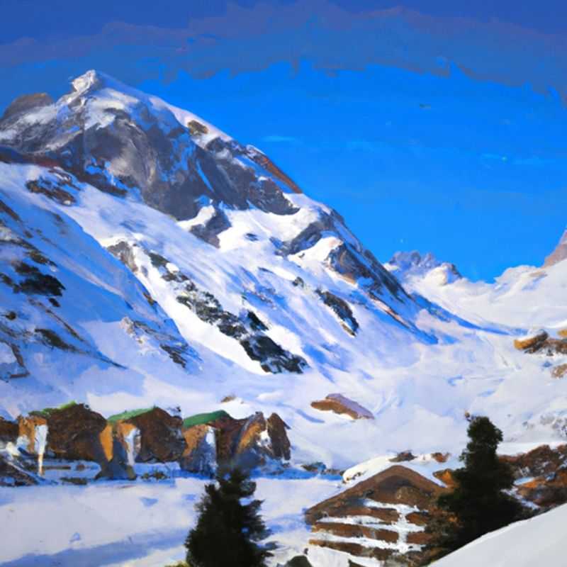 Six skiers revel in the snowy wonderland of Lech Zürs am Arlberg, Austria, gliding down pristine slopes amidst breathtaking Alpine scenery during their weeklong ski vacation.