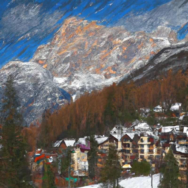 Quatre personnes profitant des pentes enneigées de Cortina d'Ampezzo, une station de ski de renommée mondiale nichée dans les Dolomites italiennes, lors de leur escapade d'une semaine à ski.