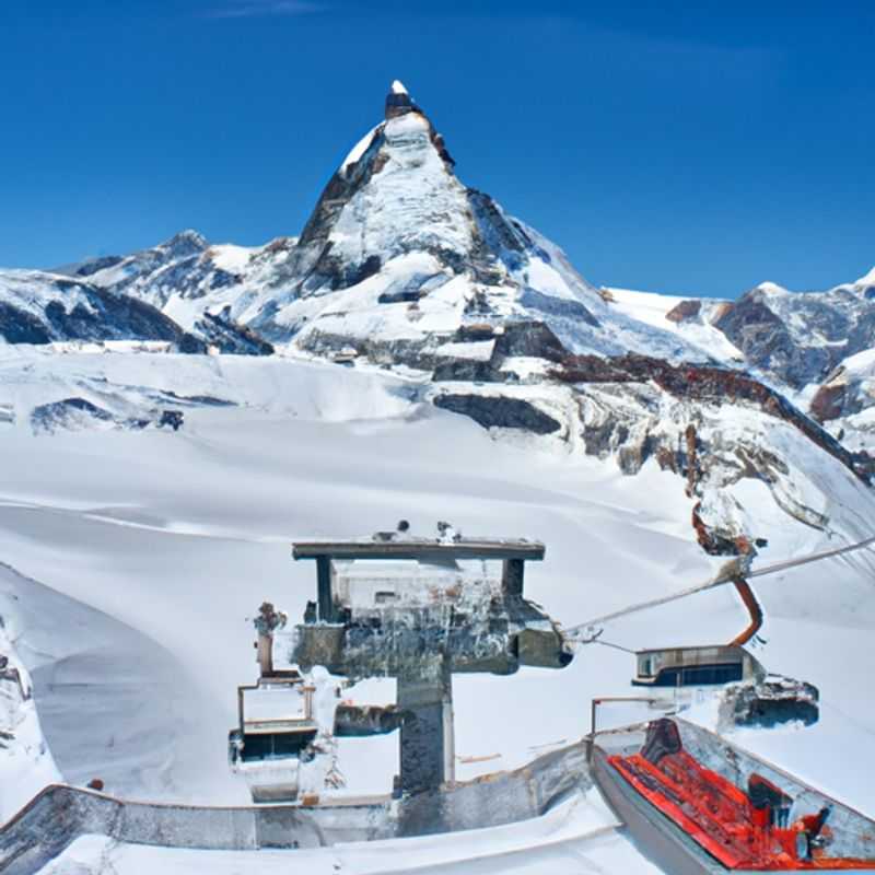 Cena en el Restaurante Chez Vrony en Zermatt, Suiza durante la temporada de esquí