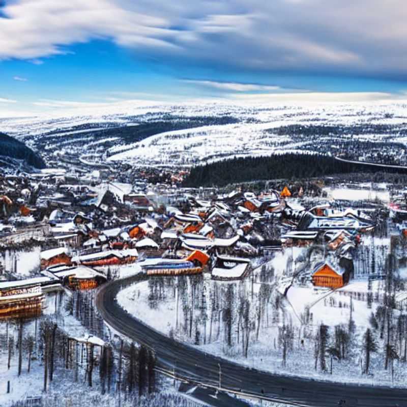 Lillehammer au printemps :